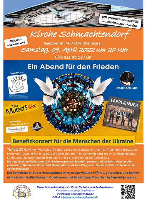 Samstag, 09.04.2022 – Abend für den frieden