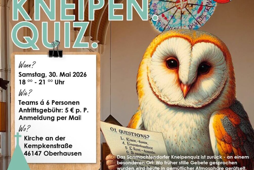 30.05.26-Kirchen. Kneipen. Quiz.